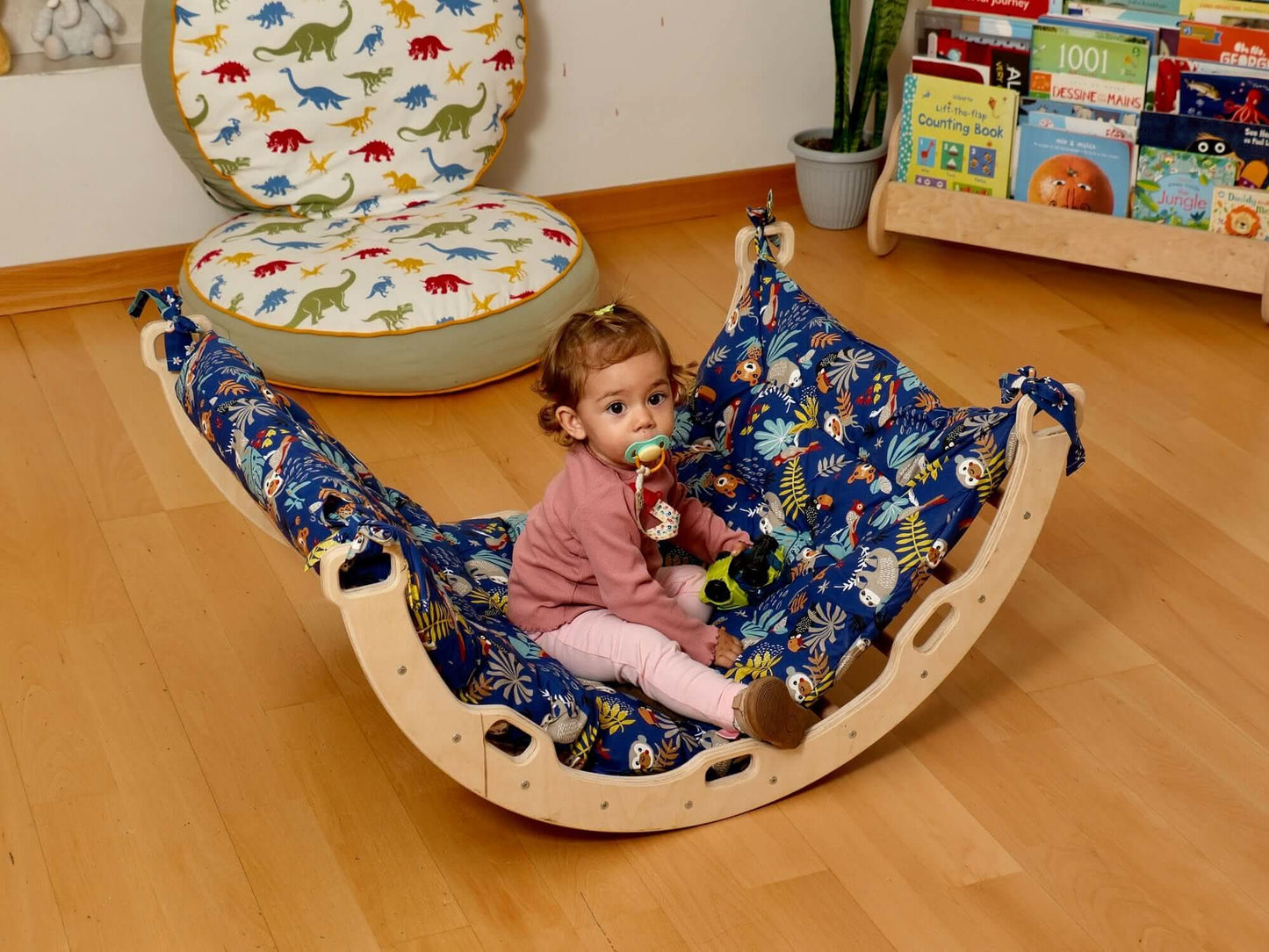 Climbing Arch/Rocker with Pillow & Ramp / Medium Size