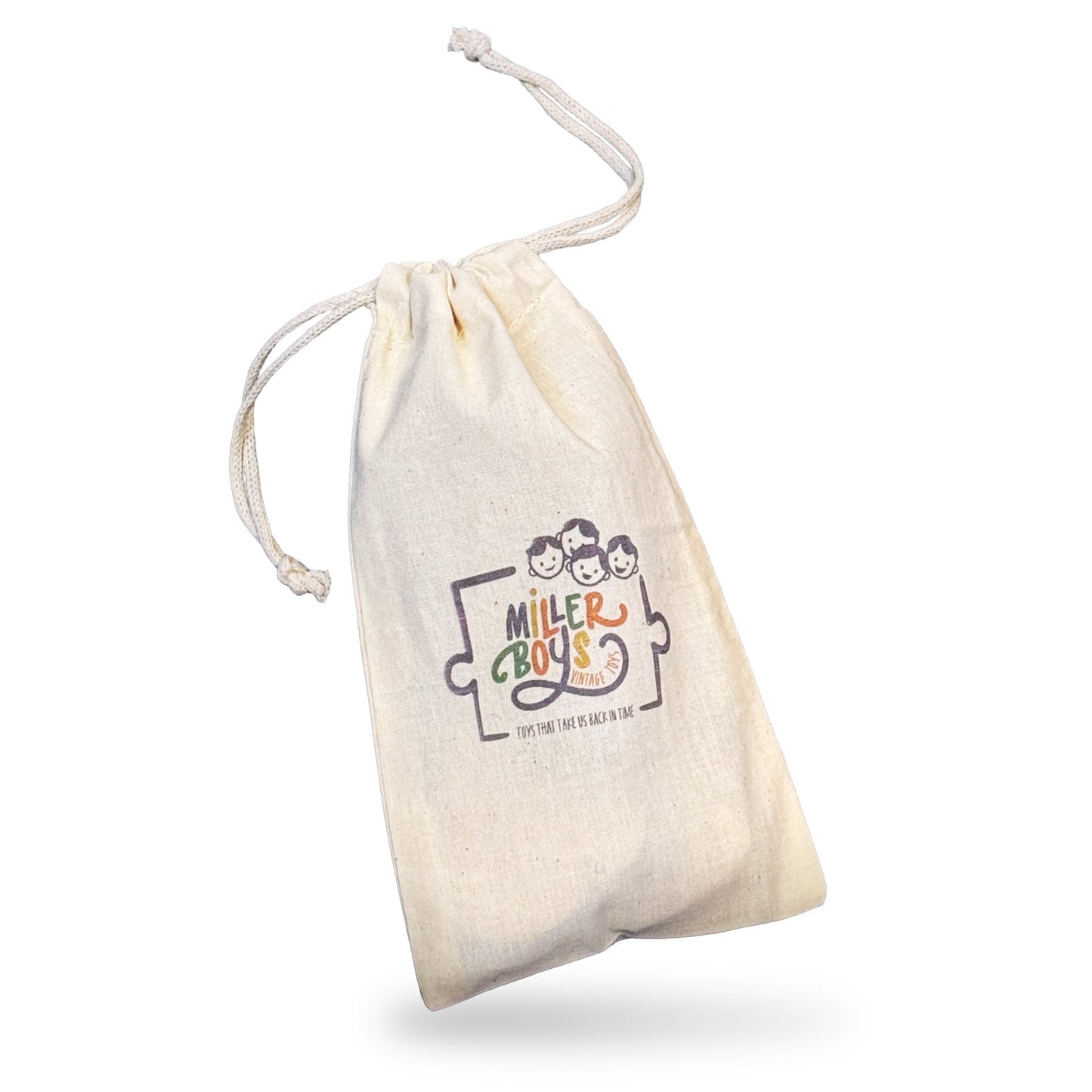 Magnetic Personalized Letter Train with Organic Cotton Bag