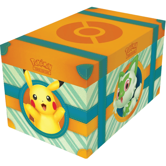 Pokémon TCG: Paldea Adventure Chest | 6 Booster Packs, 3 Promo Cards & Collector’s Case